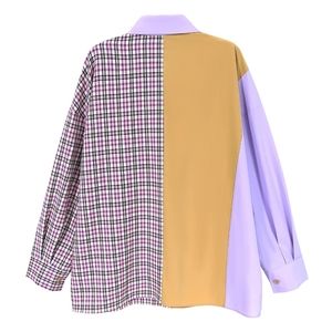 Long Sleeve Color Block Shirt